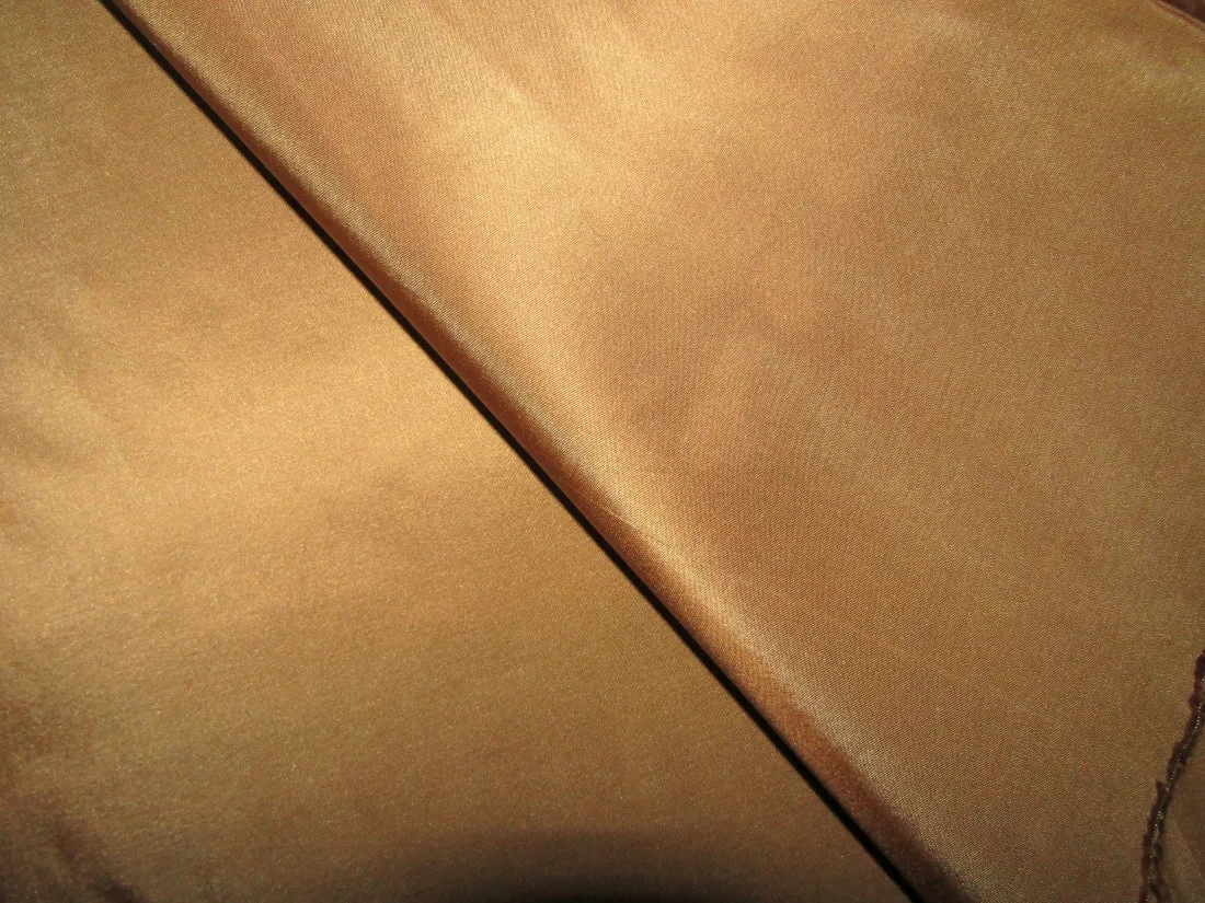 100% Pure SILK TAFFETA FABRIC Light Brown COLOR 54" WIDE TAF186[2]