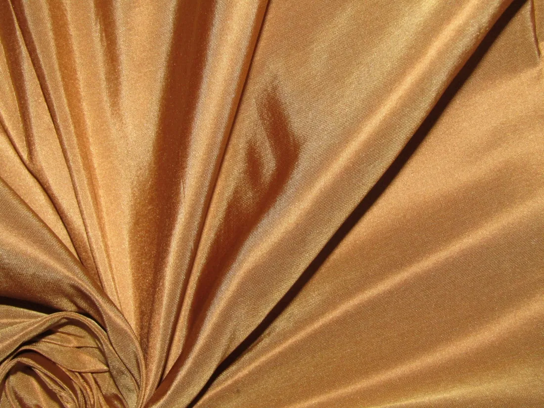 100% Pure SILK TAFFETA FABRIC Light Brown COLOR 54" WIDE TAF186[2]