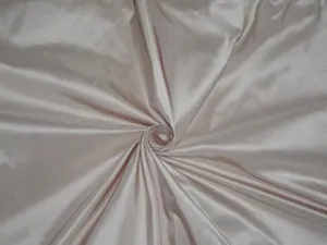 100% Pure SILK TAFFETA FABRIC Light Pink Eggshell color 54&quot;wide