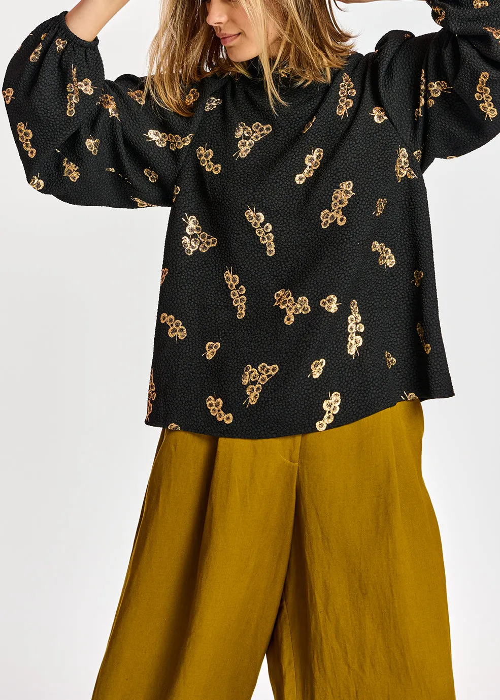Adries ruffle collar top