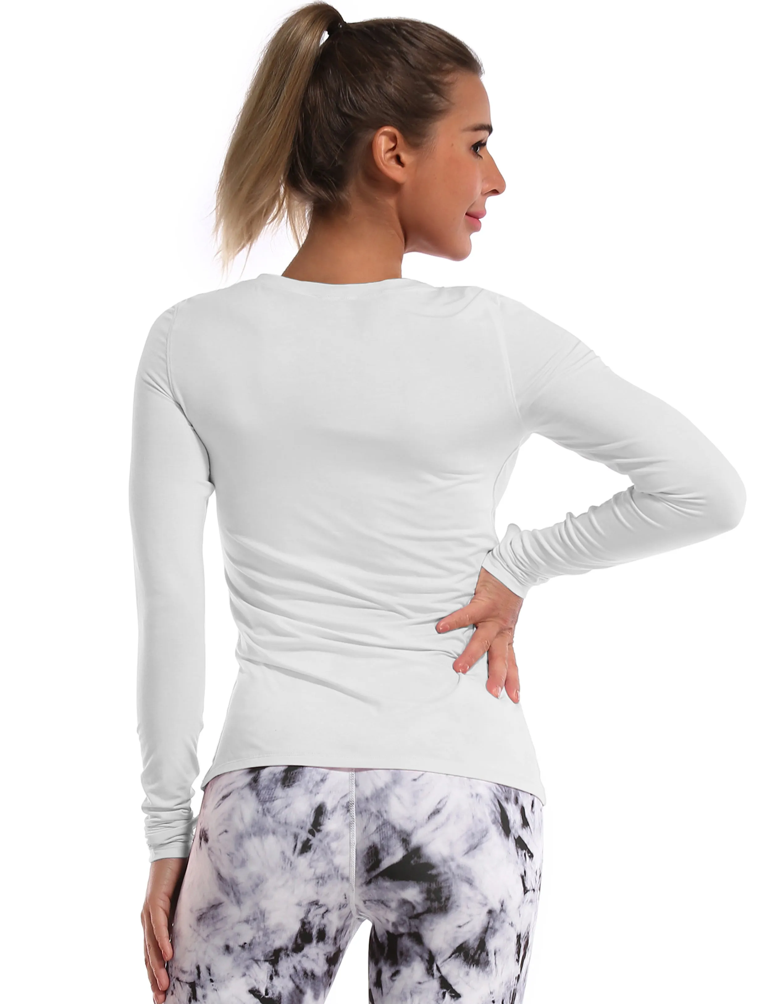 Athlete Long Sleeve Tops lightgray ins_Jogging