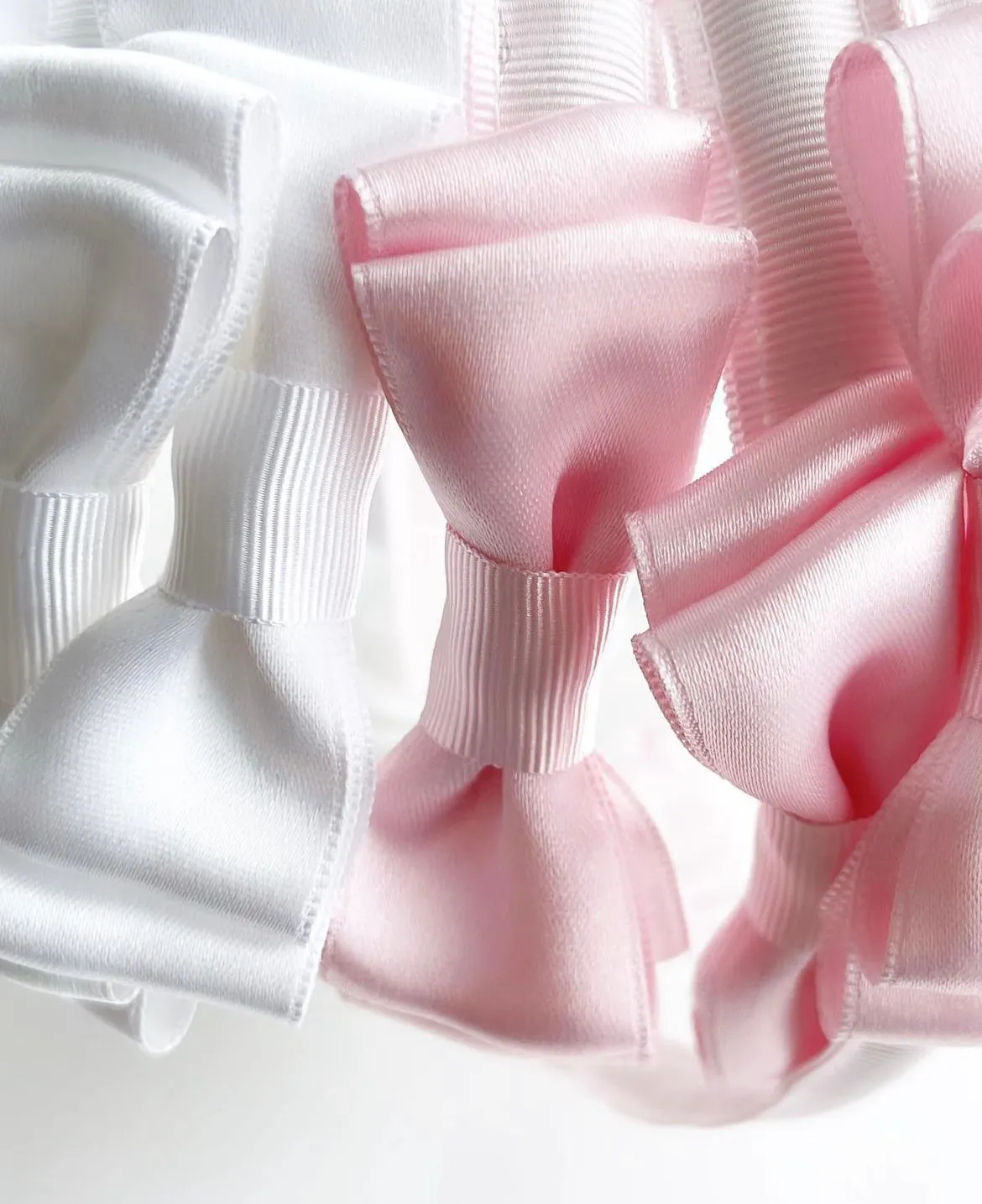 Audrey satin headband- Light Pink