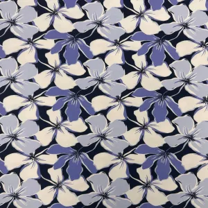 Autumn Flowers Soft Sweat - Periwinkle
