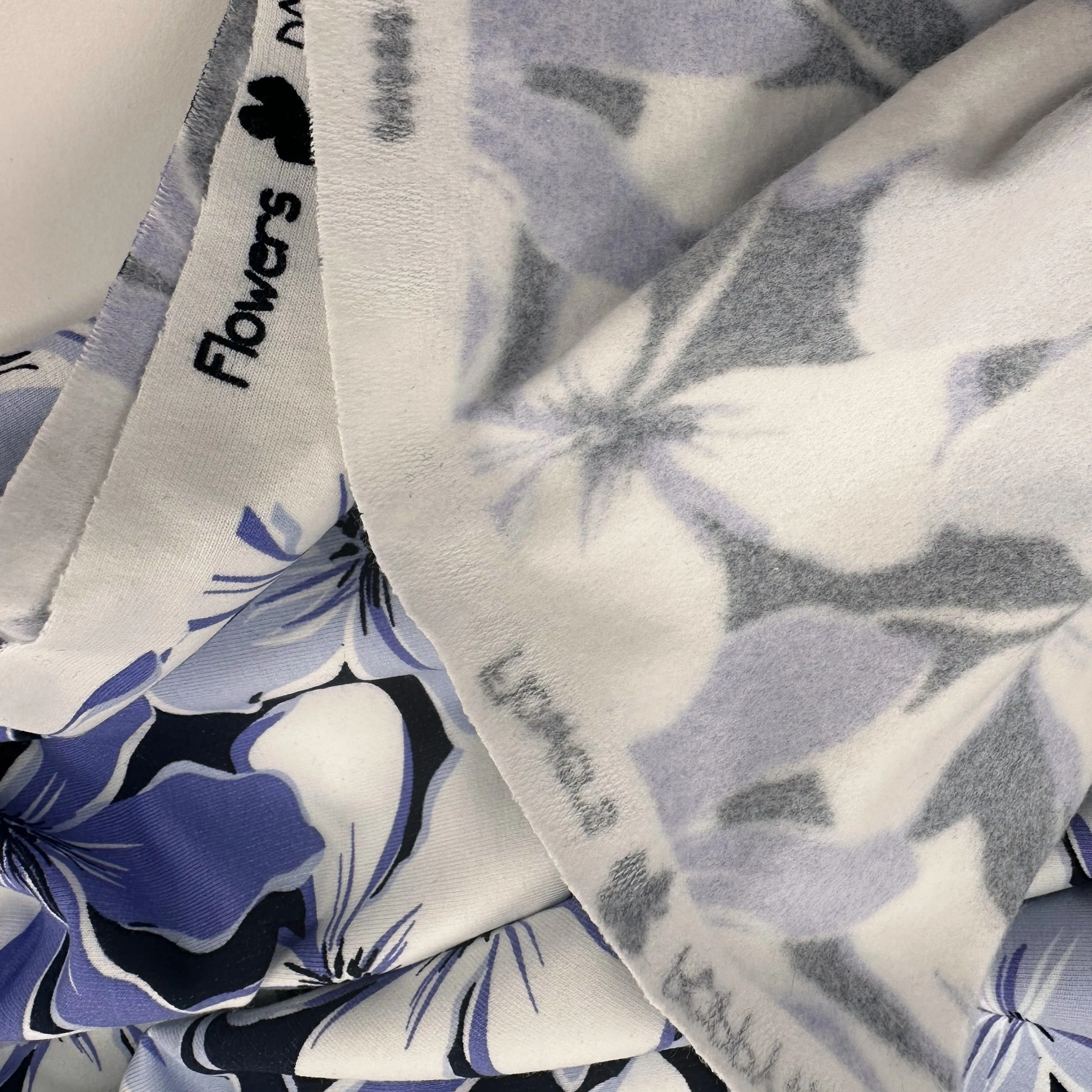Autumn Flowers Soft Sweat - Periwinkle