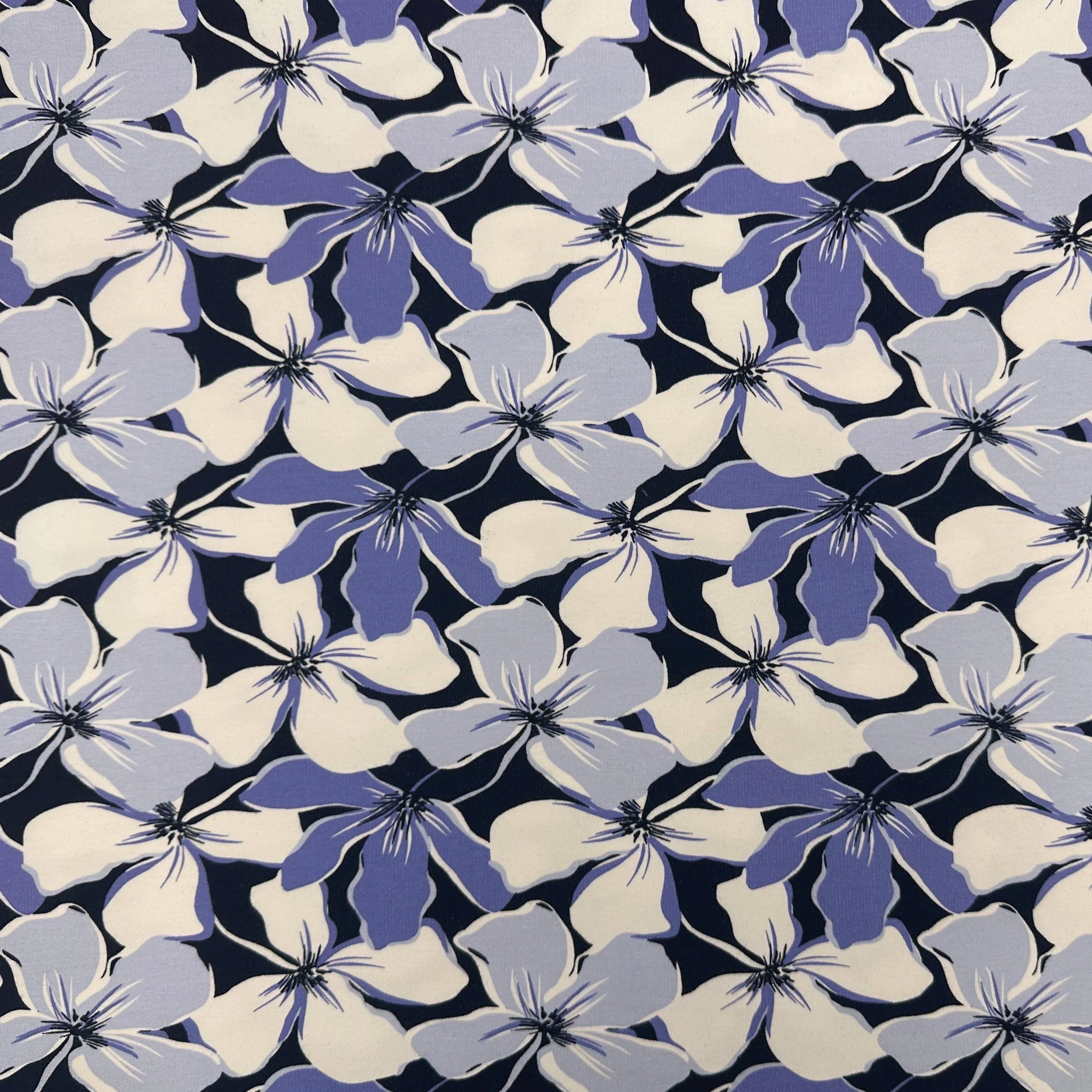 Autumn Flowers Soft Sweat - Periwinkle