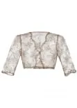 B-7214 Stockerpoint Embroidered  Lace Dirndl Blouse Turkis