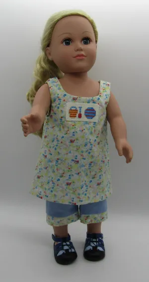 Beach Toys Tunic & Capris 18" Doll