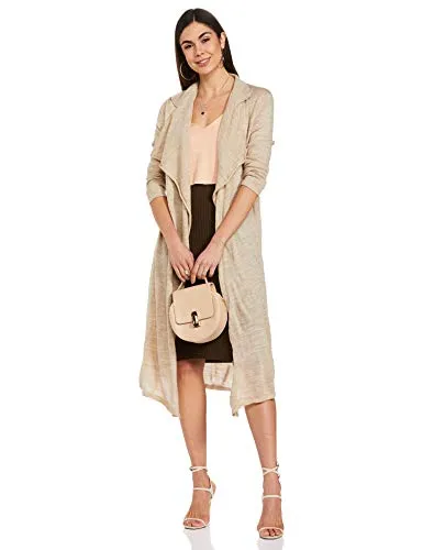 BIBA Women Solid Mix and Match(SWEATERS15133_Oatmeal_L-XL)