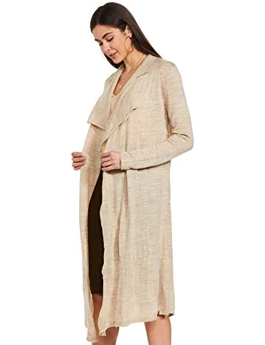 BIBA Women Solid Mix and Match(SWEATERS15133_Oatmeal_L-XL)