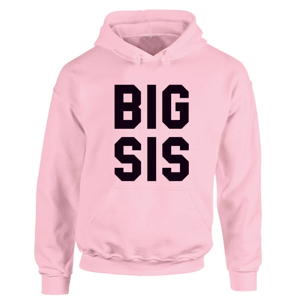 Big Sis/Lil' Sis Matching Pastel Pink Hoodies (1-13 Years) (MRK X)