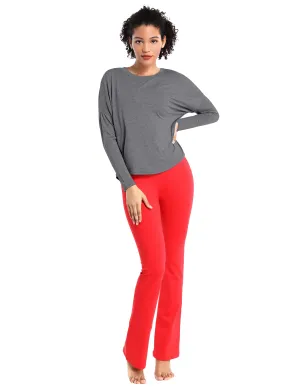 Biking Batwing Tunic Tops heathercharcoal_Biking