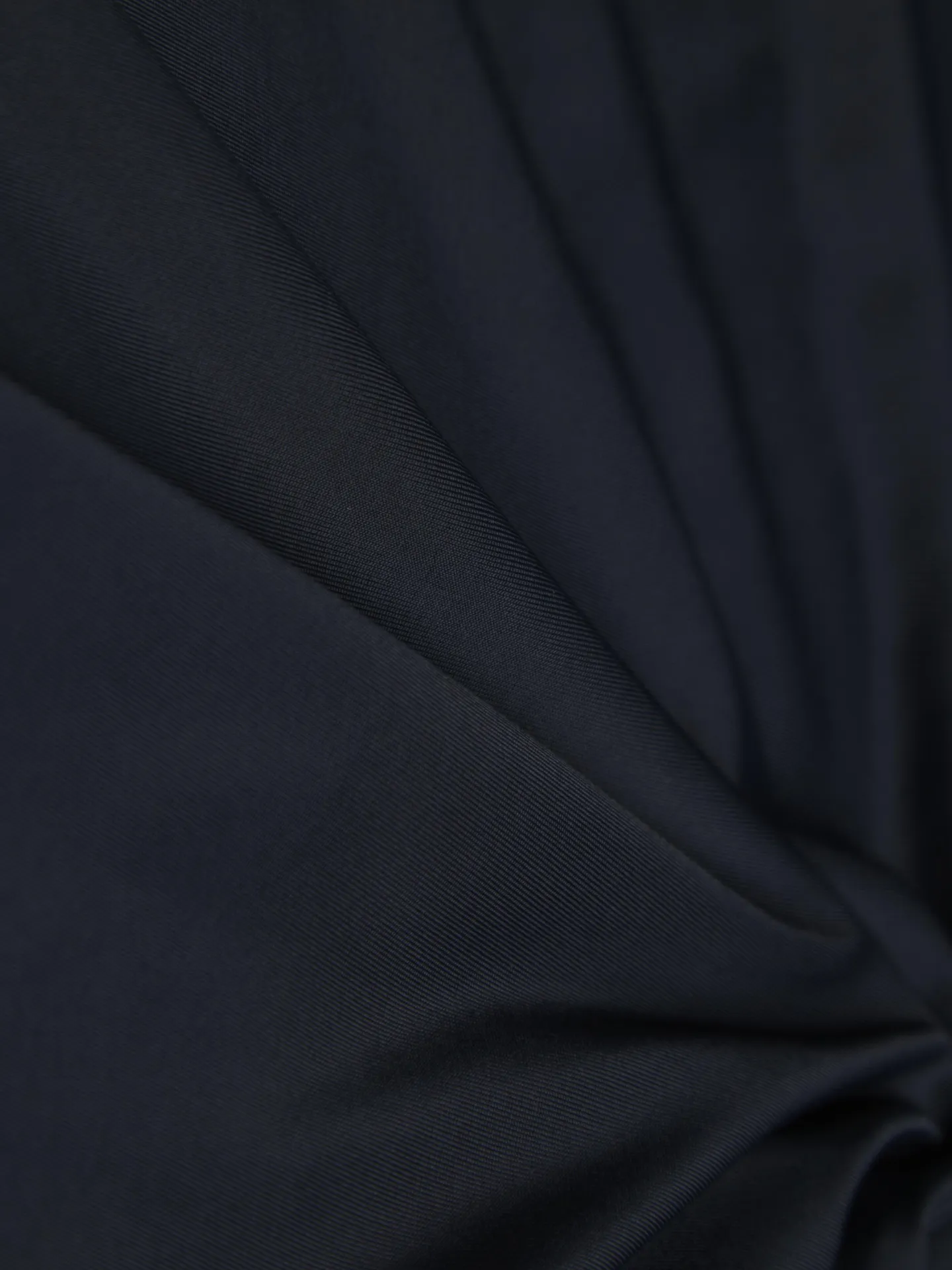 Black Overlap Tee