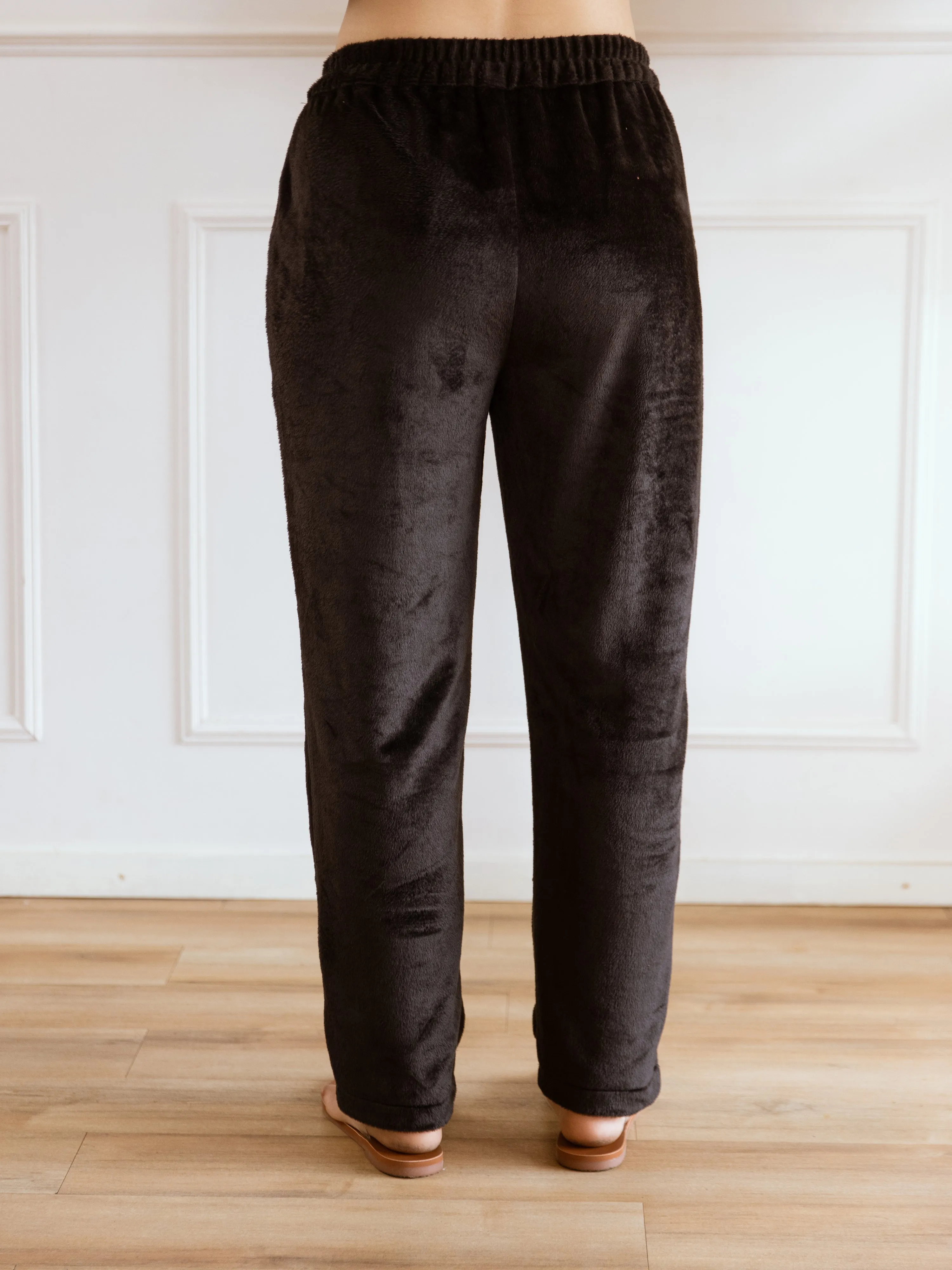 Black Super Soft Woollen 3 Piece Set