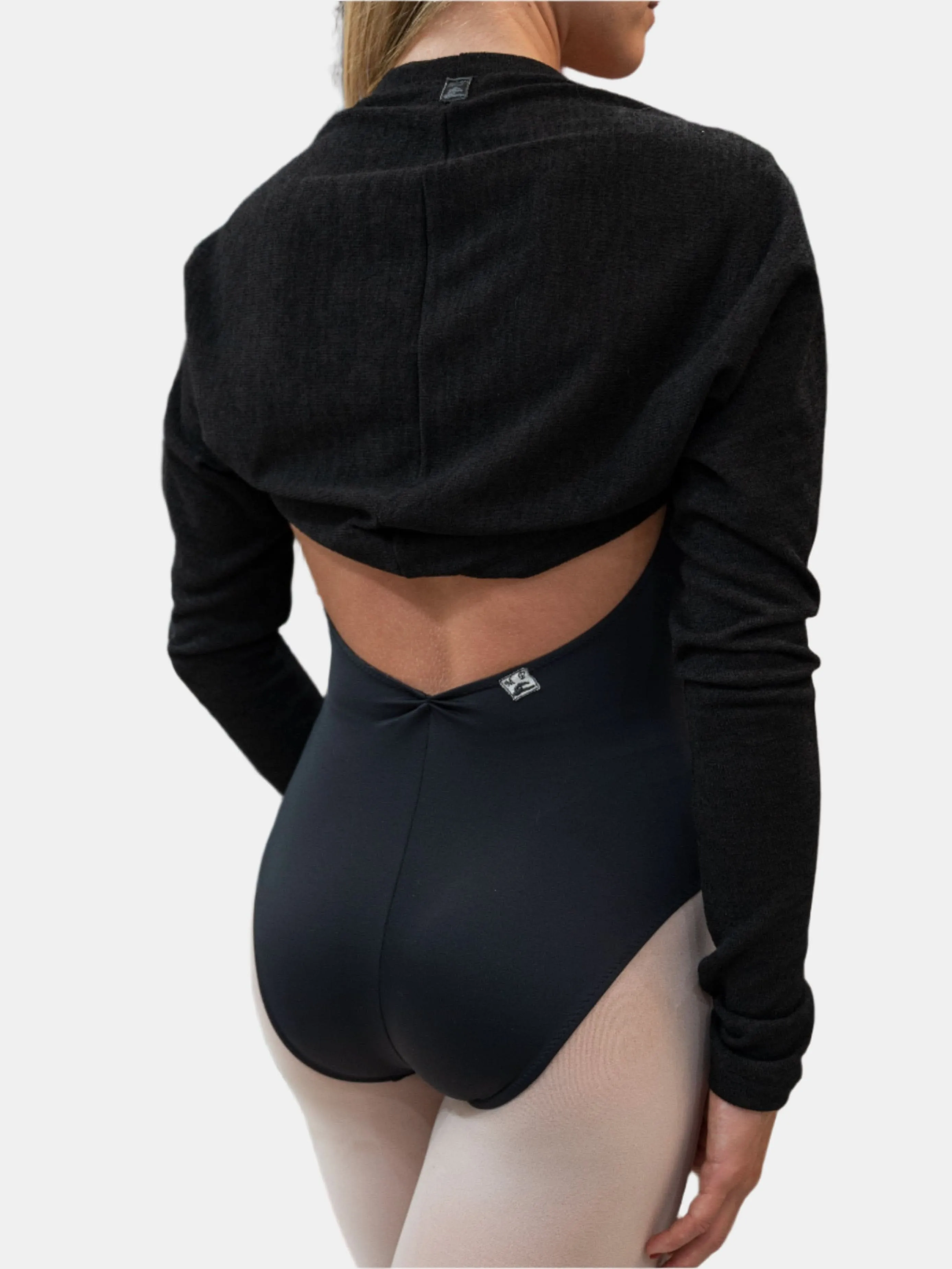 Black Warm-up Dance Shrug MP922