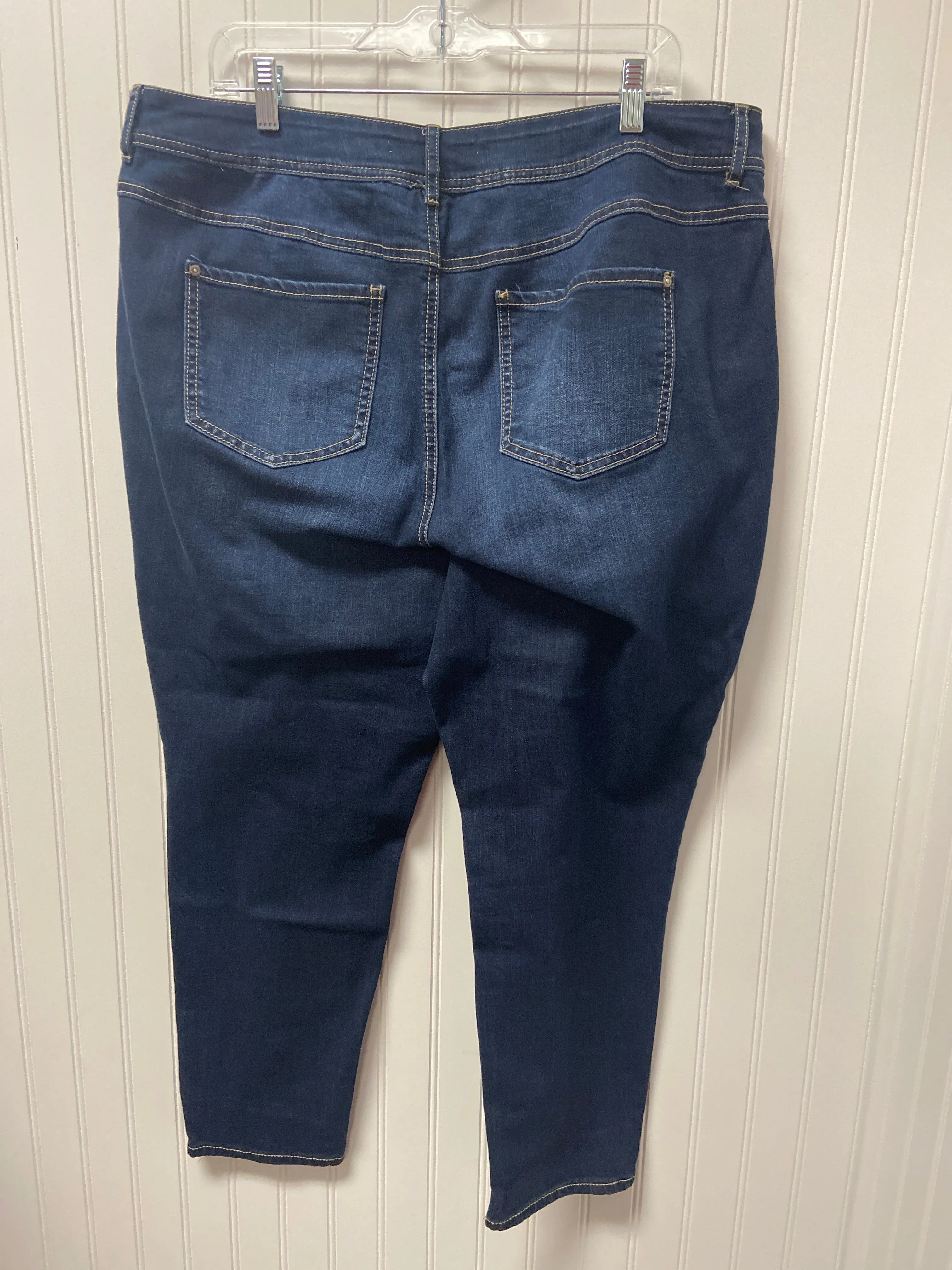 Blue Denim Capris Clothes Mentor, Size 18w