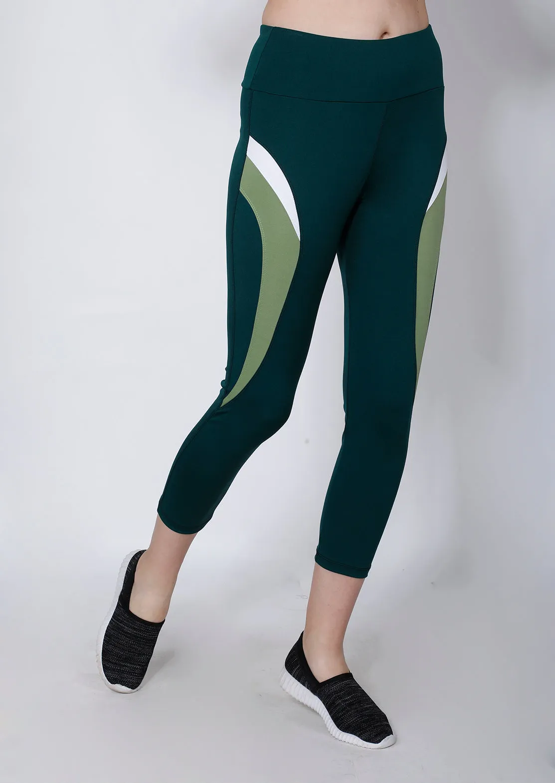 Bottle Green 7/8th tights
