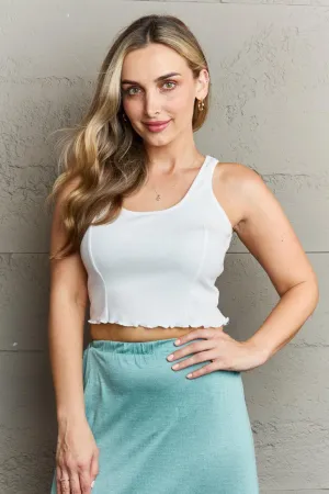 Breathable Feel Cropped Tank Top
