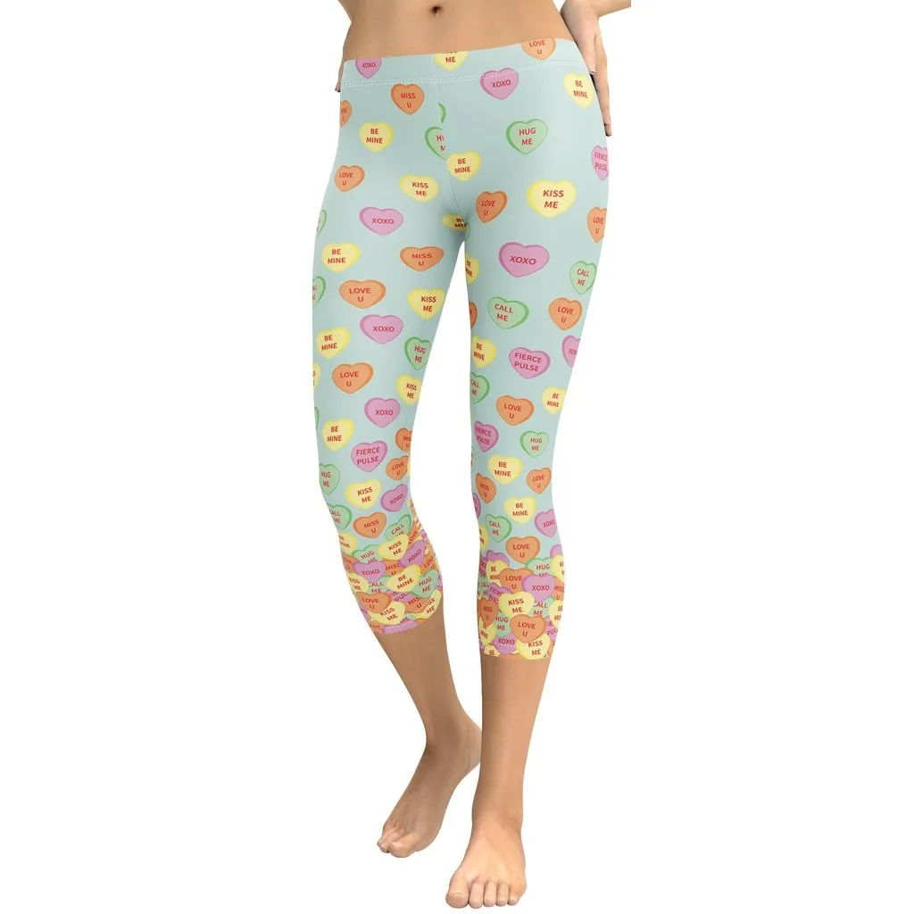 Candy Hearts Capris