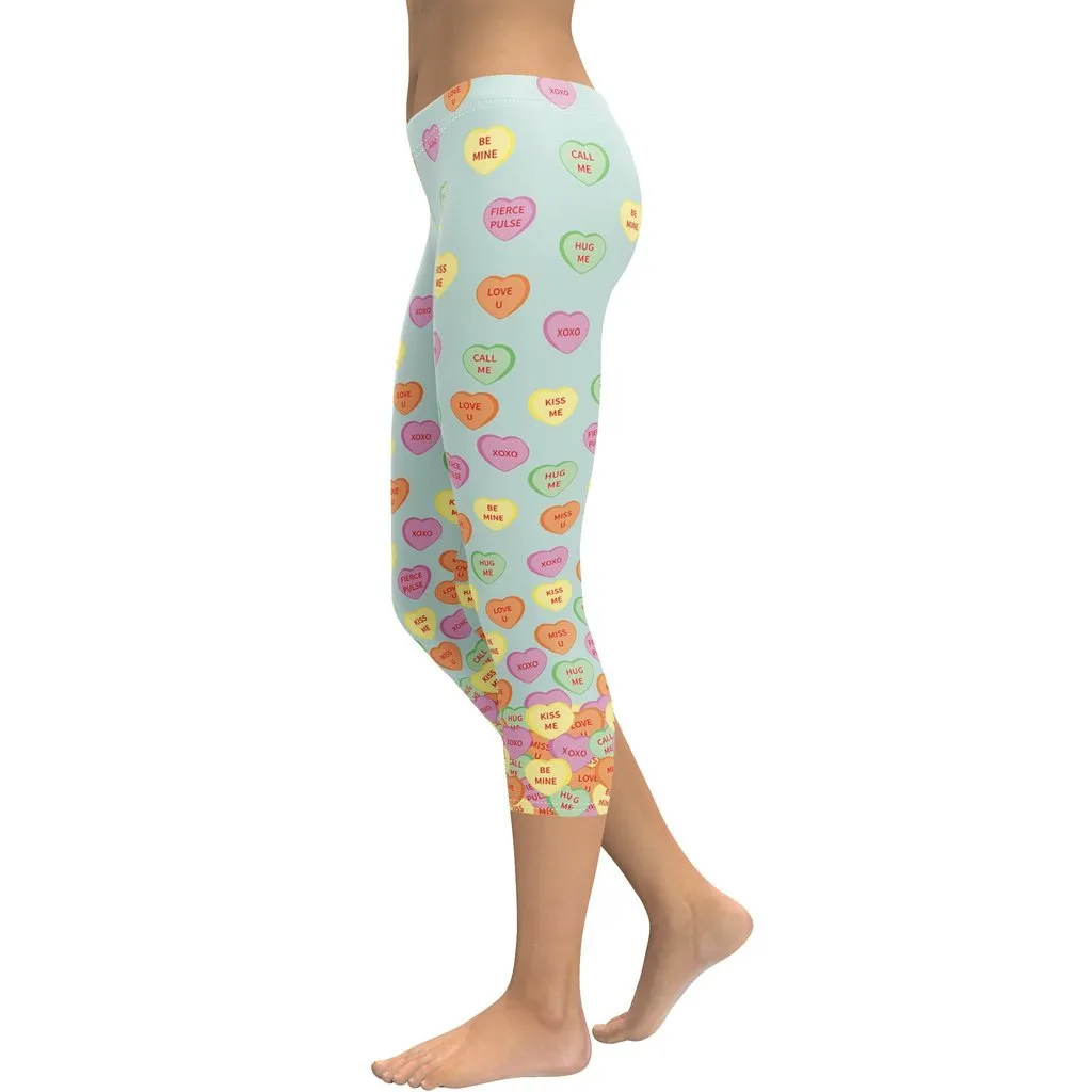 Candy Hearts Capris