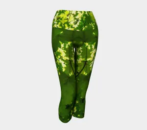 Canopy of Leaves Yoga Capris