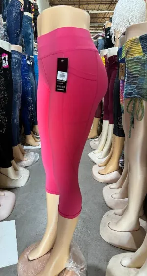 Casual Active Capris with Pockets Wholesale