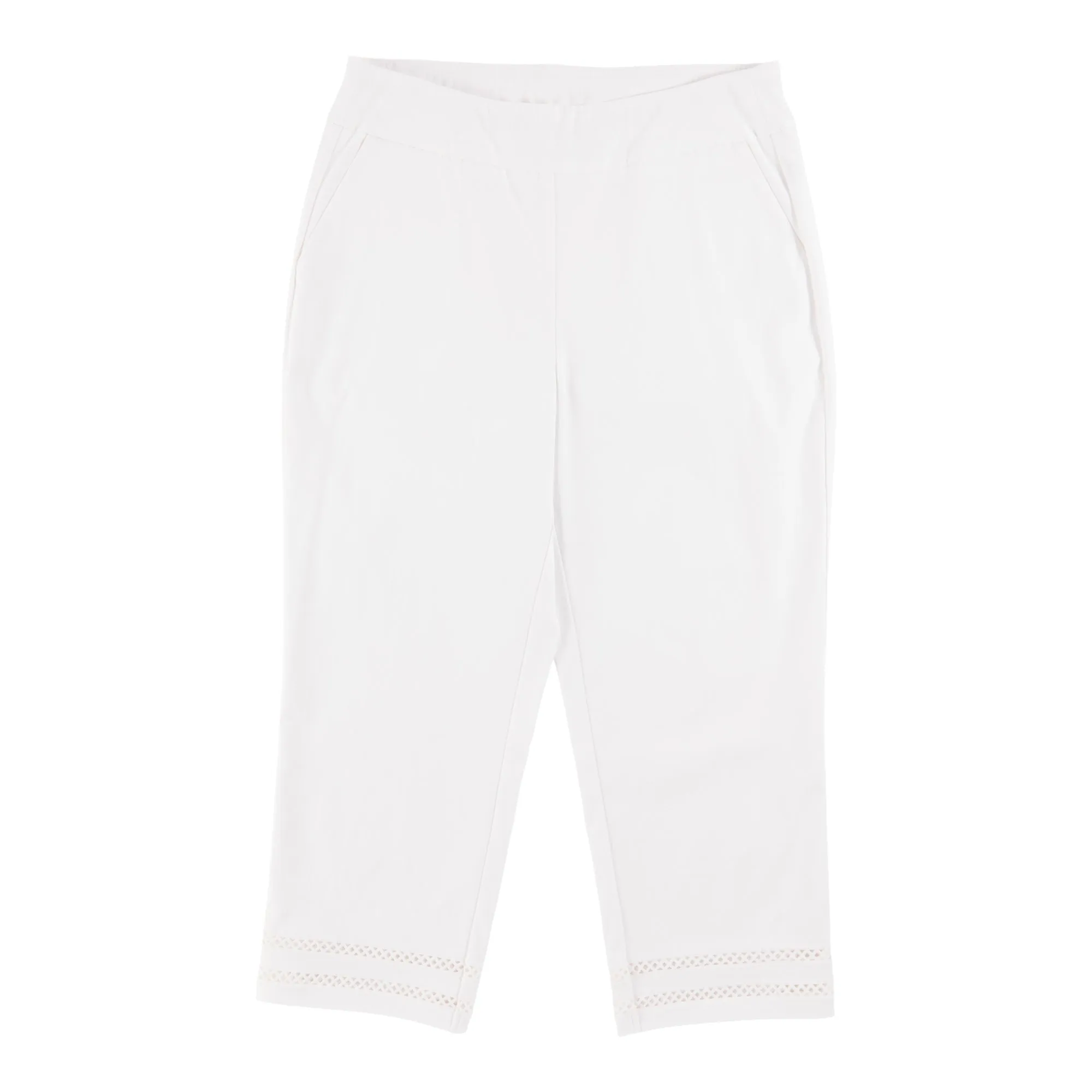 Classic Editions Women's Capris with Crochet Detail