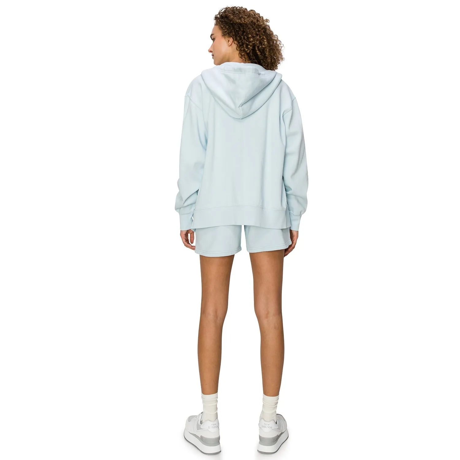 Cloud Fleece Zip Up Hoodie - Pastel Blue