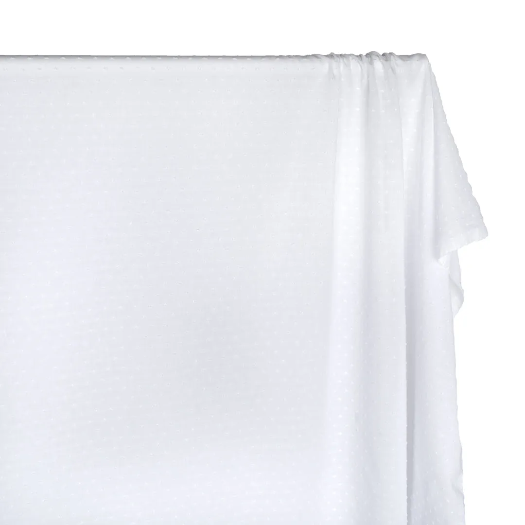 Cotton Swiss Dot - White