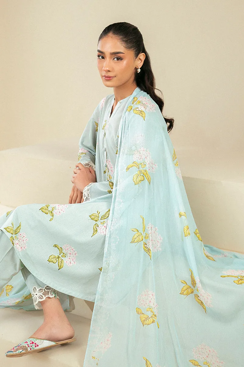 Cross Stitch | Daily Lawn 24 | DIM GRAY-3 PIECE LAWN SUIT