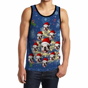 Custom Face Tank Tops Ugly Christmas Clothing Design Your Own Personalized Couple Tops