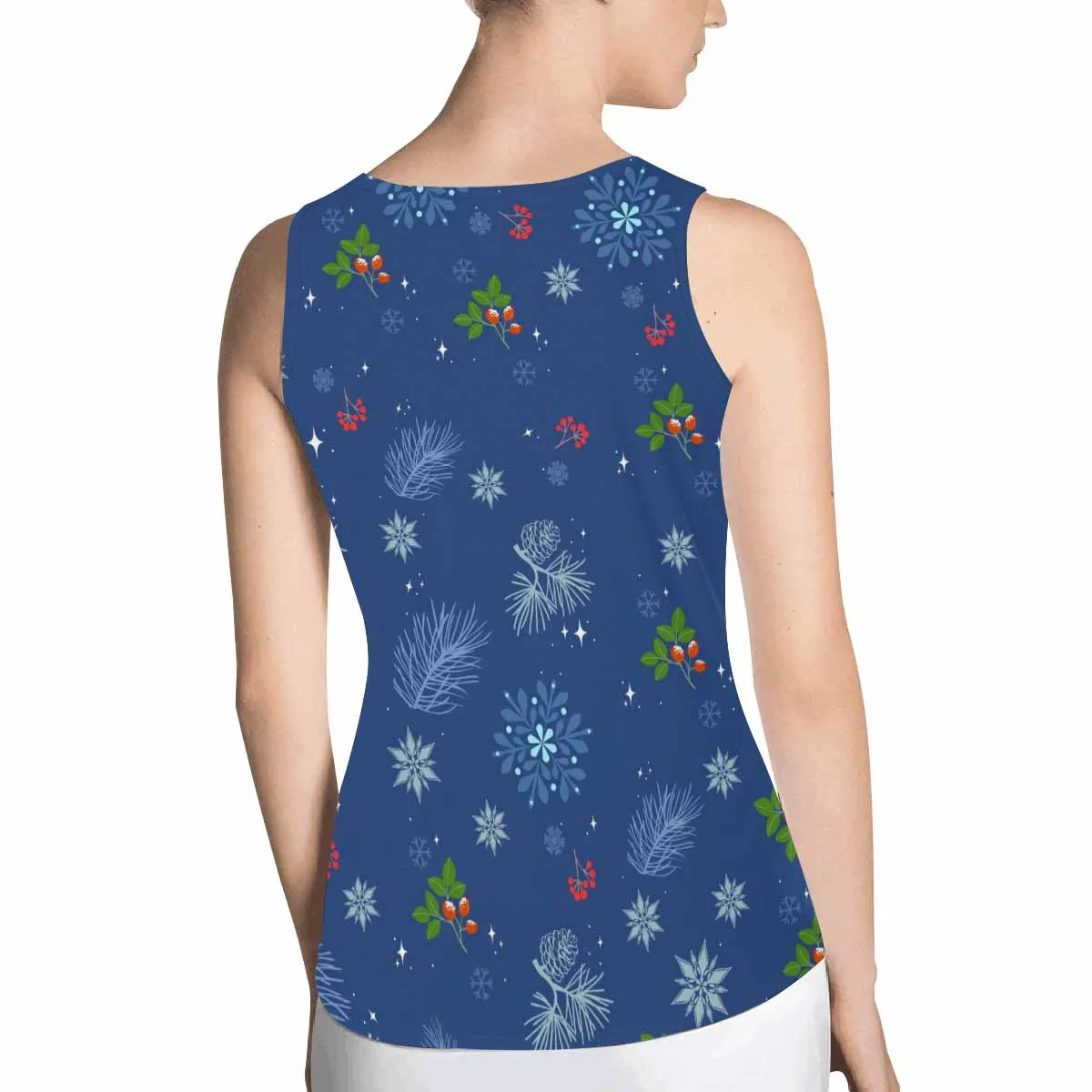 Custom Face Tank Tops Ugly Christmas Clothing Design Your Own Personalized Couple Tops