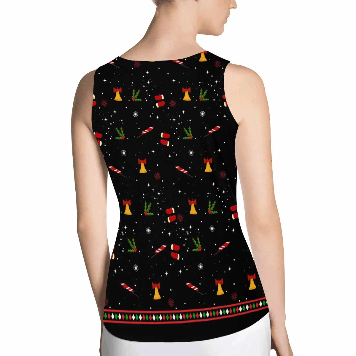 Custom Face Tank Tops Ugly Christmas Clothing Design Your Own Personalized Couple Tops