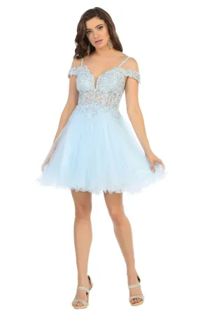 Dama Dresses for Quinceanera in Baby Blue Style MQ1668 Quince Outfit