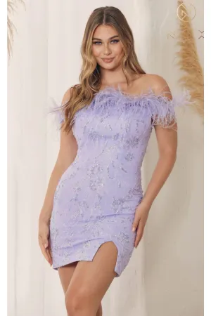 Dama Dresses for Quinceanera in Lilac Style T790 Quince Outfit