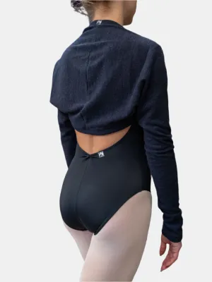 Dark Blue Warm-up Dance Shrug MP922