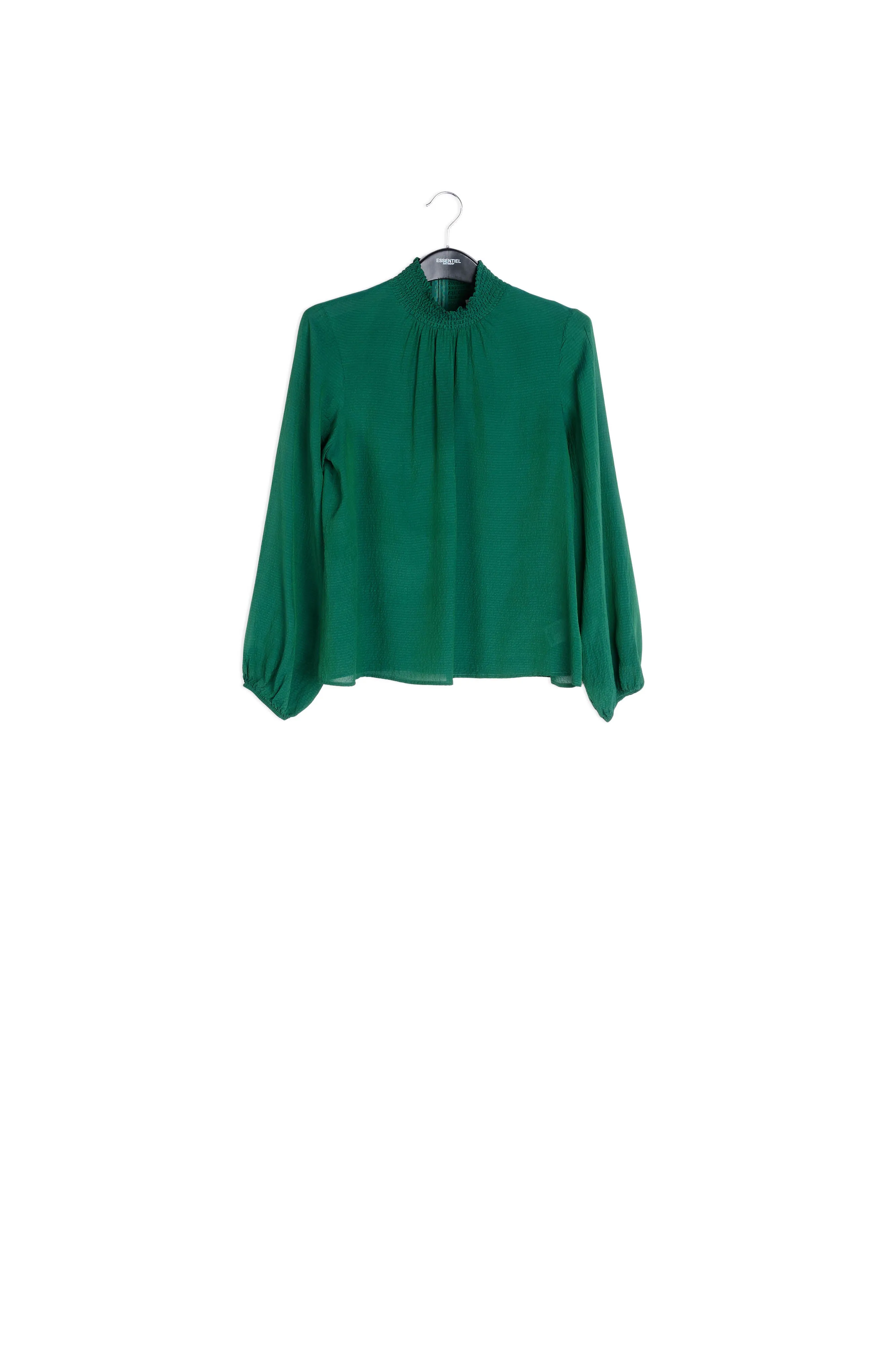 Dark green loose-fit top