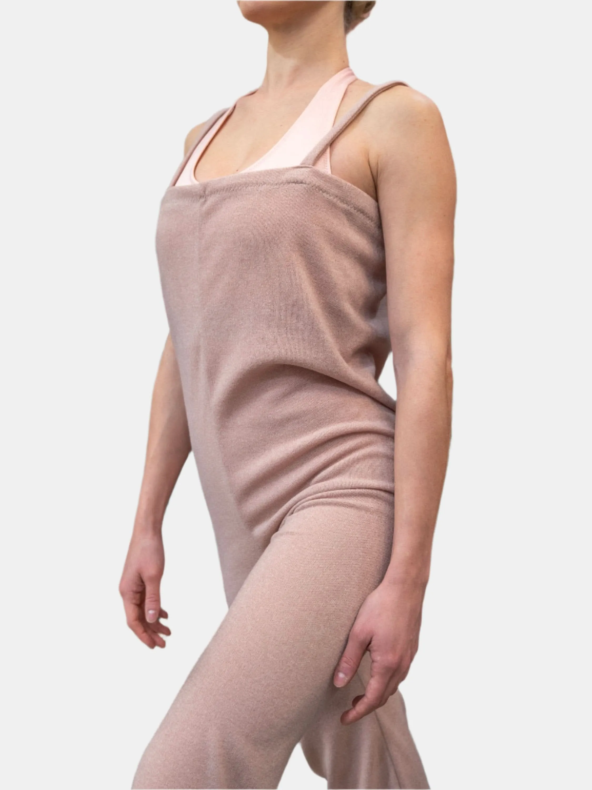 Dark Pink Warm-up Dance Overalls MP5055