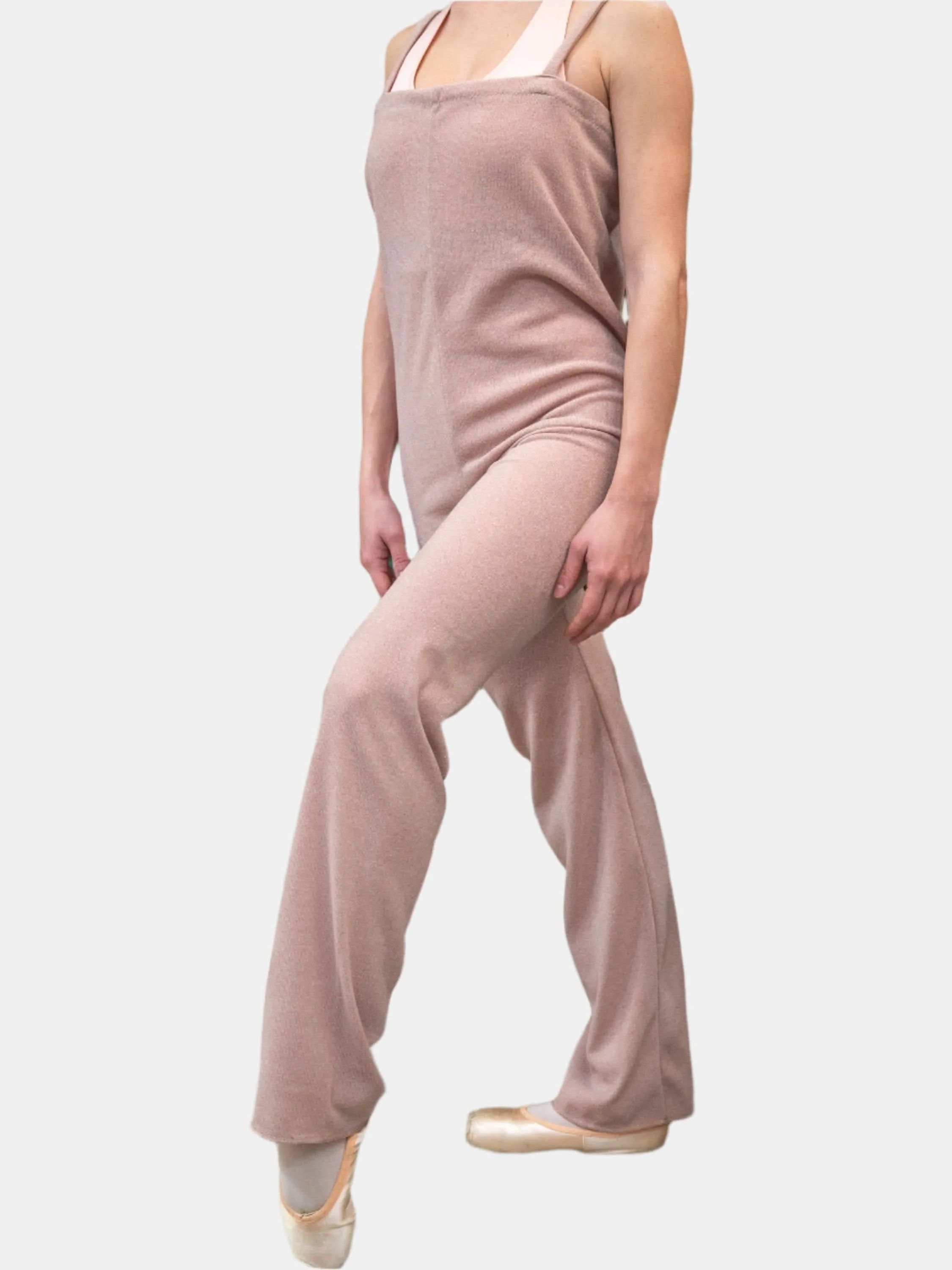 Dark Pink Warm-up Dance Overalls MP5055