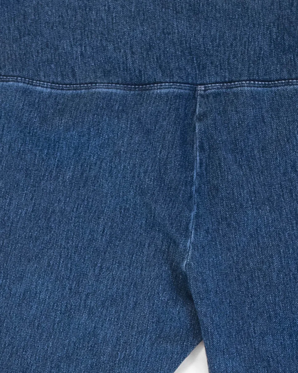 Denim Capri | Mid Wash