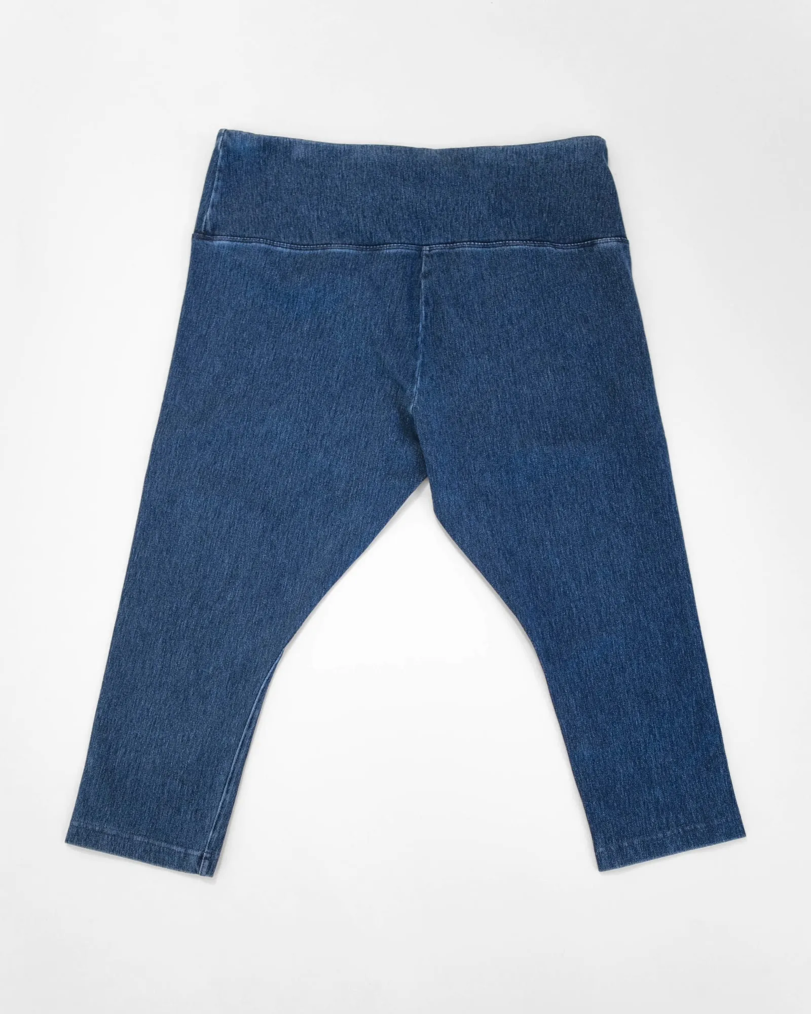 Denim Capri | Mid Wash