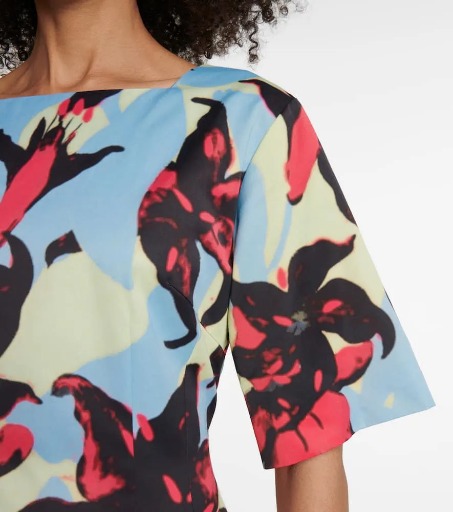 Dries Van Noten Printed midi dress