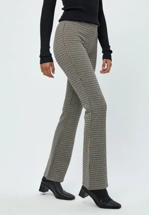 DSEninna Flared Leggings - Apple Butter Checked