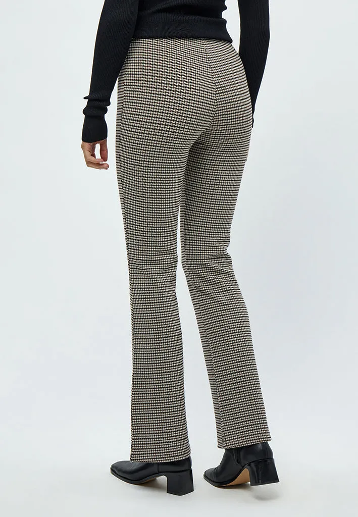 DSEninna Flared Leggings - Apple Butter Checked