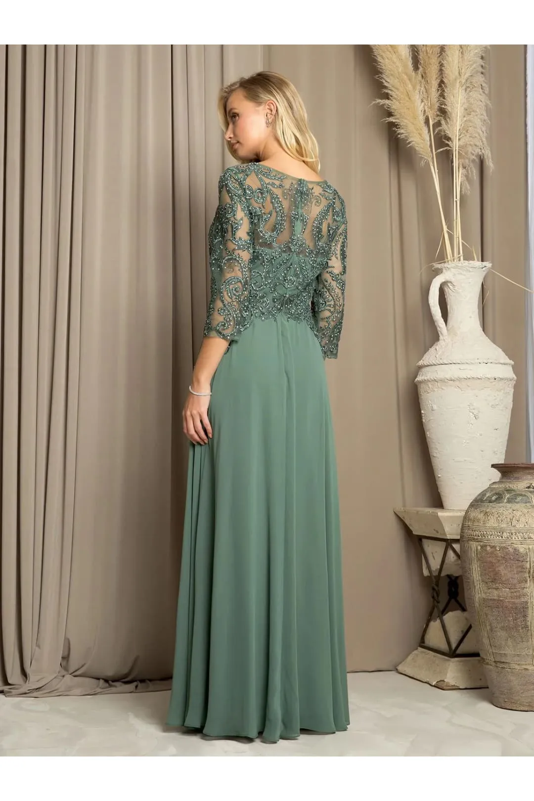 Eva USA 5248 Long Formal Mother of the Bride Dress