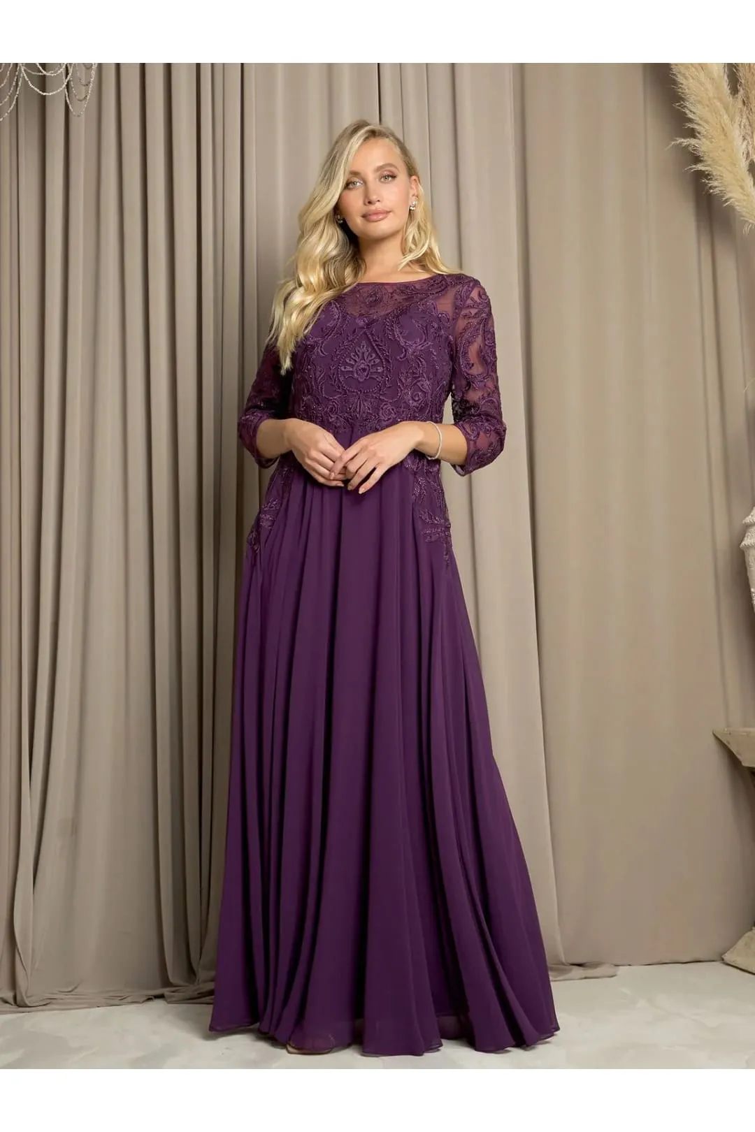 Eva USA 5248 Long Formal Mother of the Bride Dress