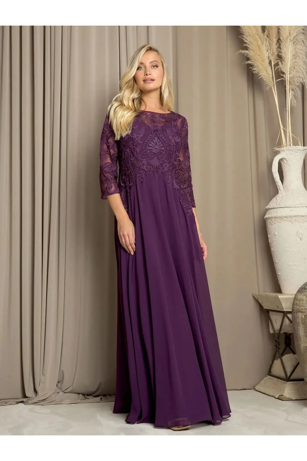 Eva USA 5248 Long Formal Mother of the Bride Dress