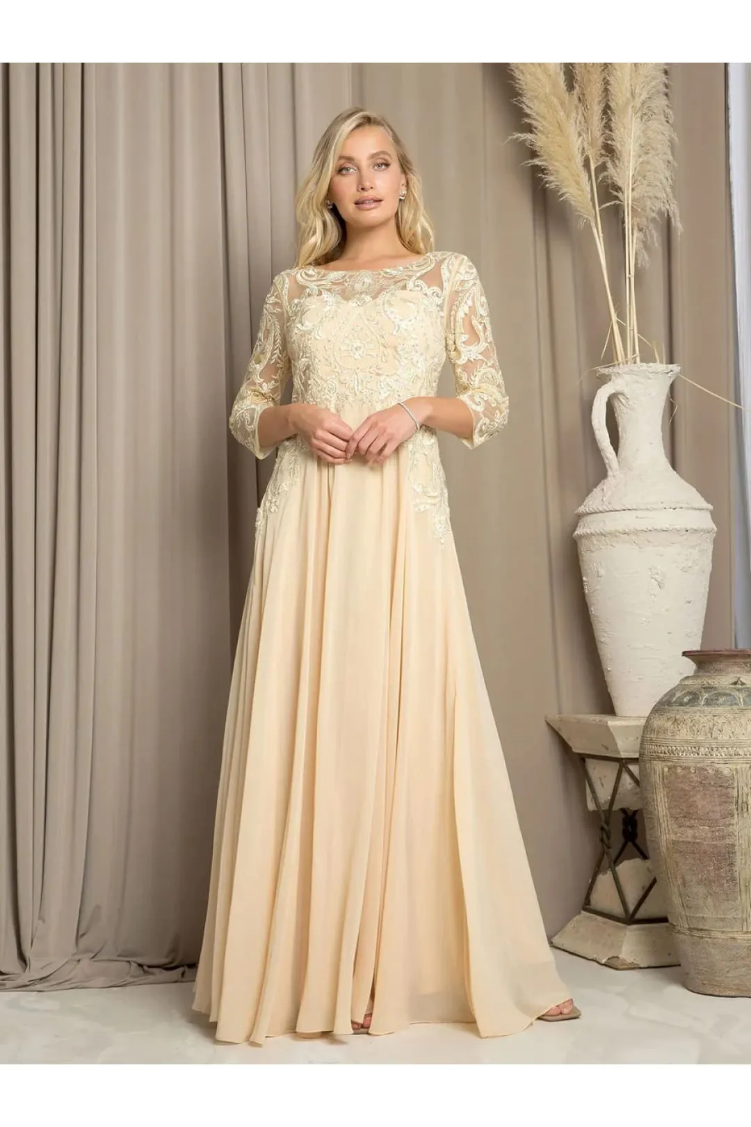Eva USA 5248 Long Formal Mother of the Bride Dress