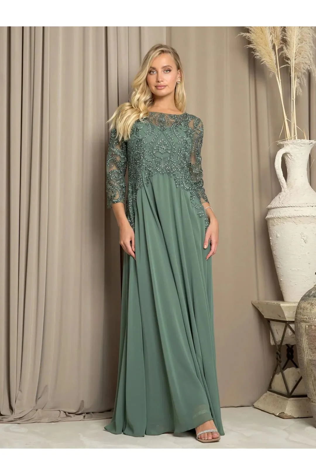 Eva USA 5248 Long Formal Mother of the Bride Dress