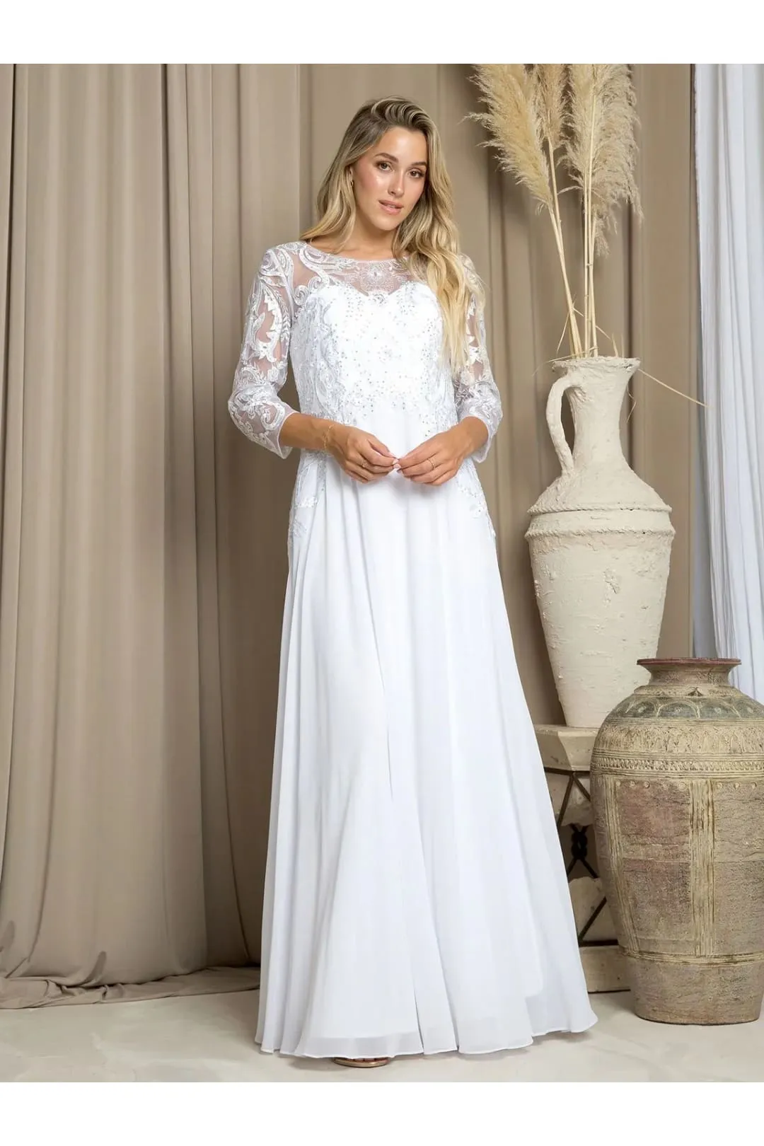 Eva USA 5248 Long Formal Mother of the Bride Dress
