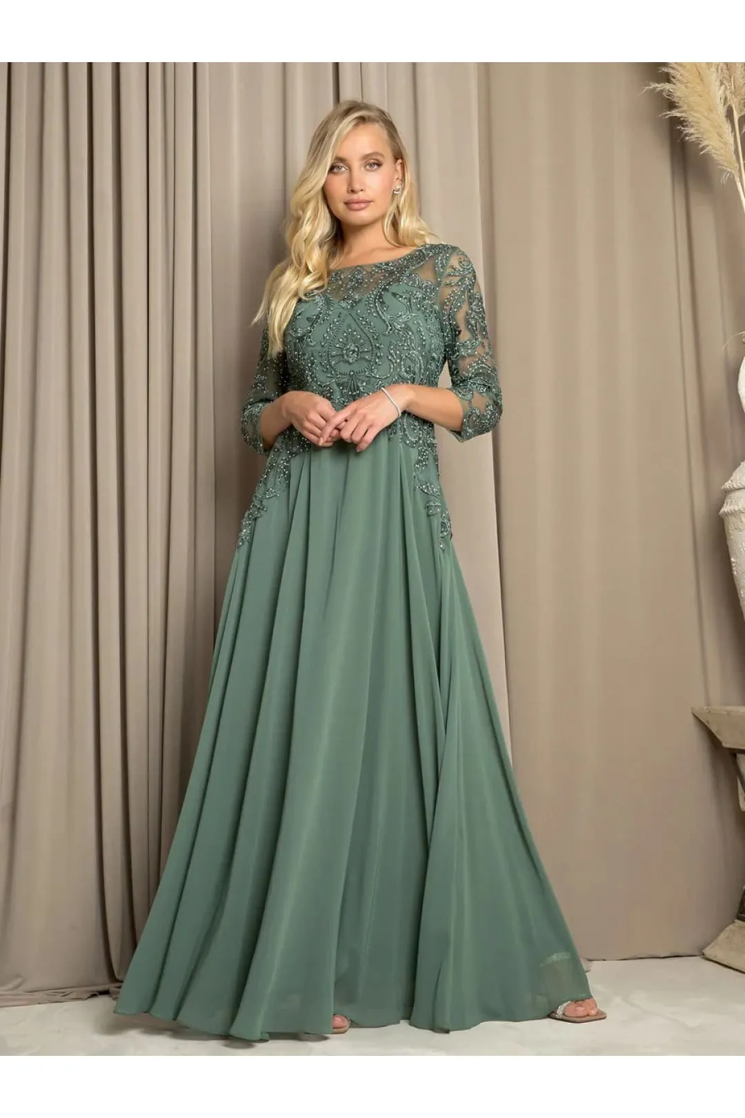 Eva USA 5248 Long Formal Mother of the Bride Dress